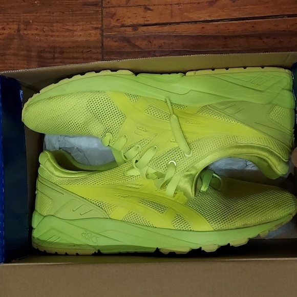 ASICS GEL-KAYANO TRAINER EVO Lime Size 9MENS - Picture 1 of 7